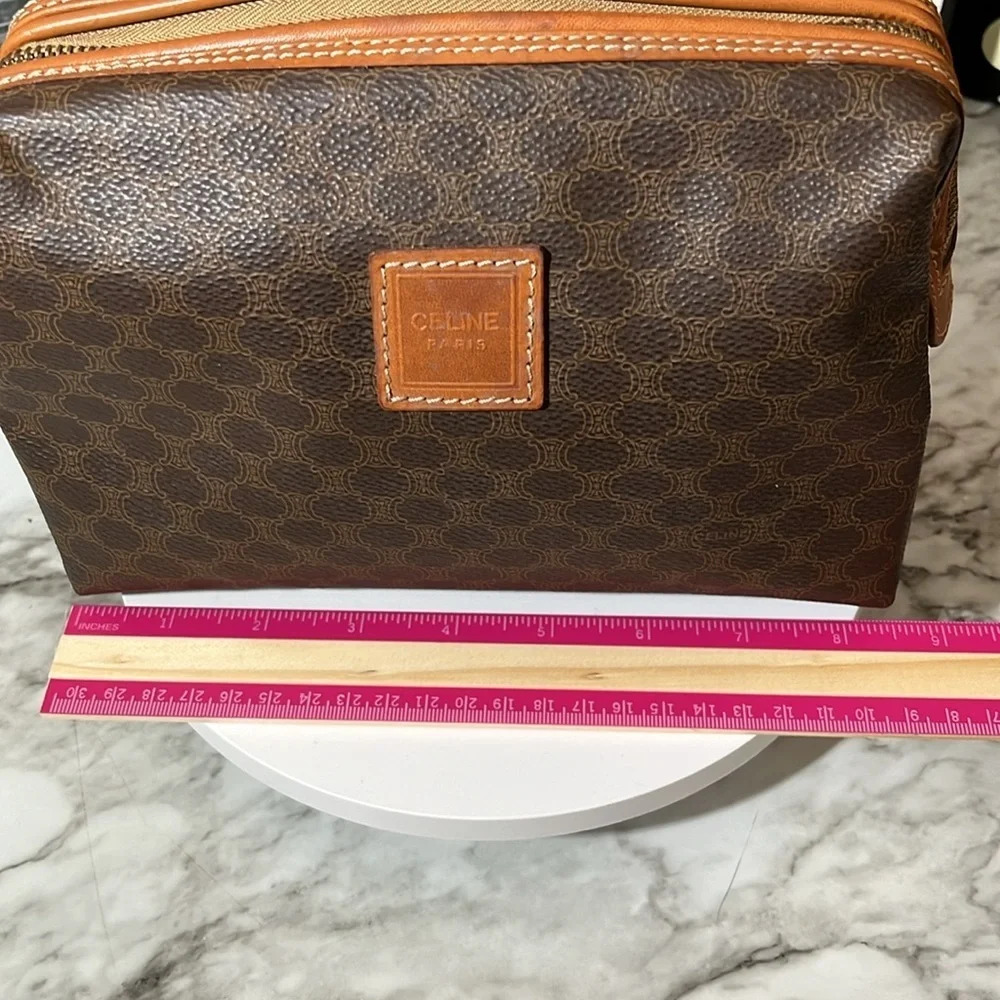 CELINE Macadam Blason Pattern Pouch/Clutch PVC /Leather - Picture 12 of 14